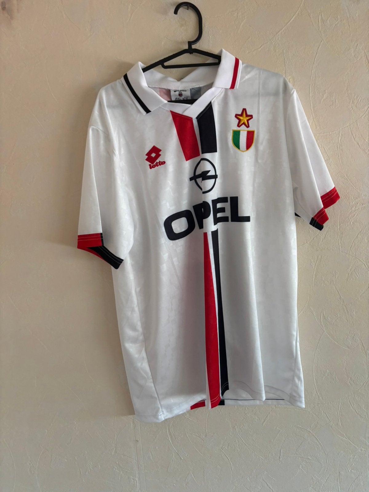 Maldini gesigneerd AC Milan shirt, Ophalen of Verzenden, Zo goed als nieuw, Overige maten, Wit