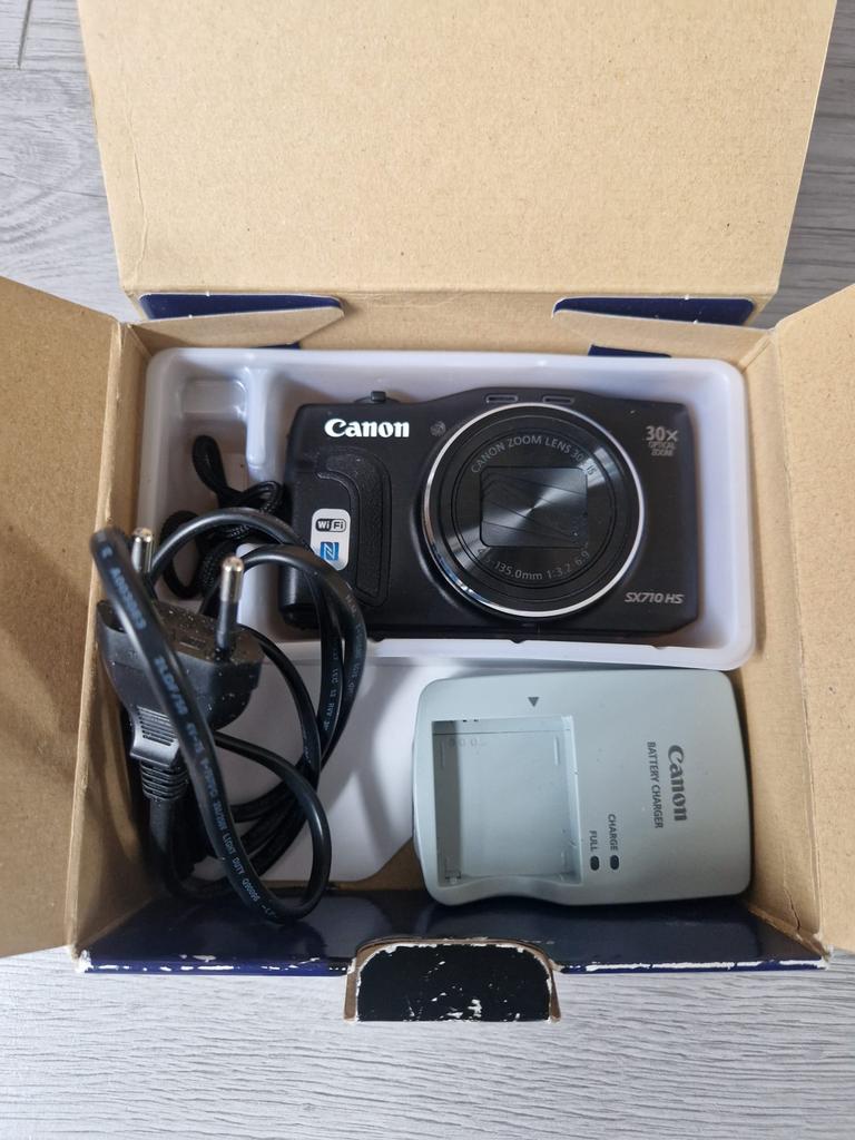 Canon PowerShot SX710 HS 20,3 MP 30x optische zoom, 20 Megapixel, Canon, Compact, Ophalen of Verzenden