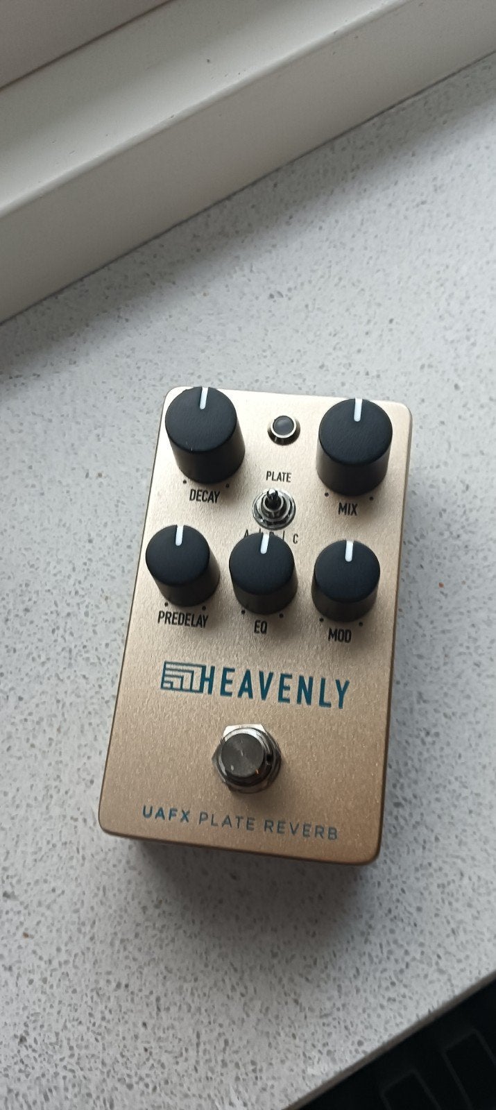 UAFX Heavenly Plate Reverb gitaarpedaal, Ophalen of Verzenden, Zo goed als nieuw, Reverb