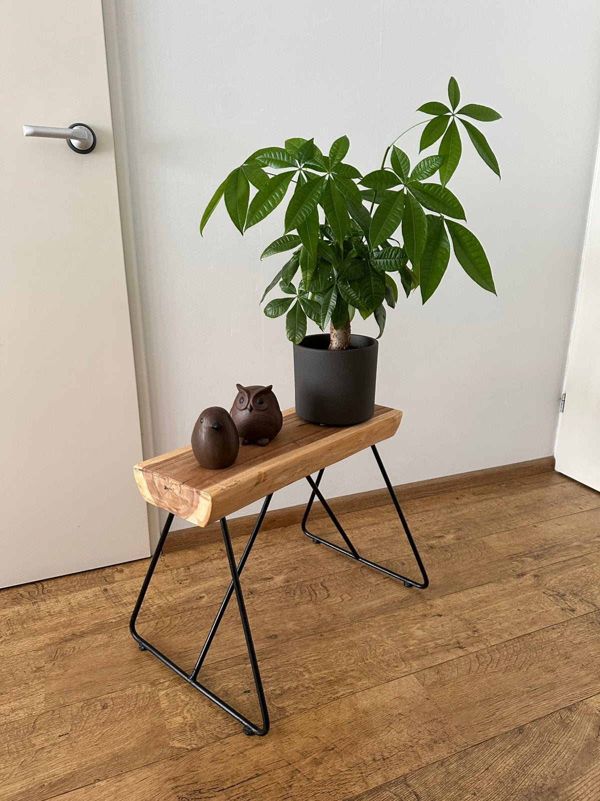 Krukje / Sidetable Kobi – Massief Teakhout (57 cm), Huis en Inrichting, Ophalen, Zo goed als nieuw, Hout