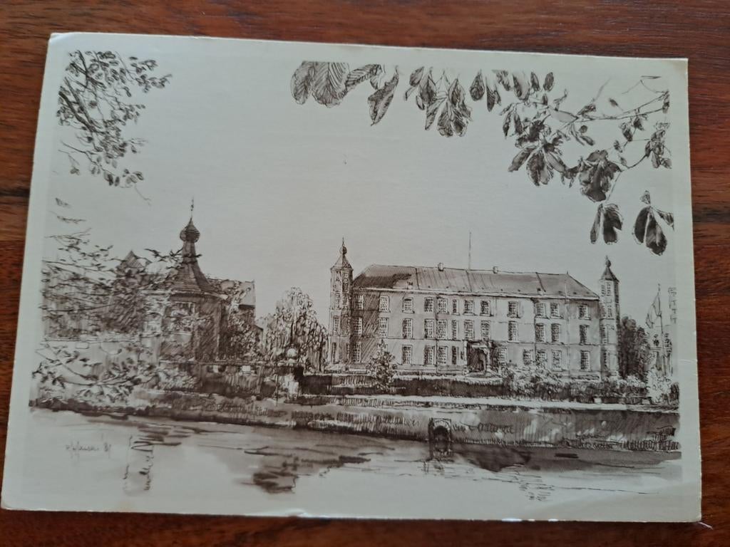 Breda, kasteel, Antiek en Kunst, Kunst | Tekeningen en Foto's, Ophalen of Verzenden