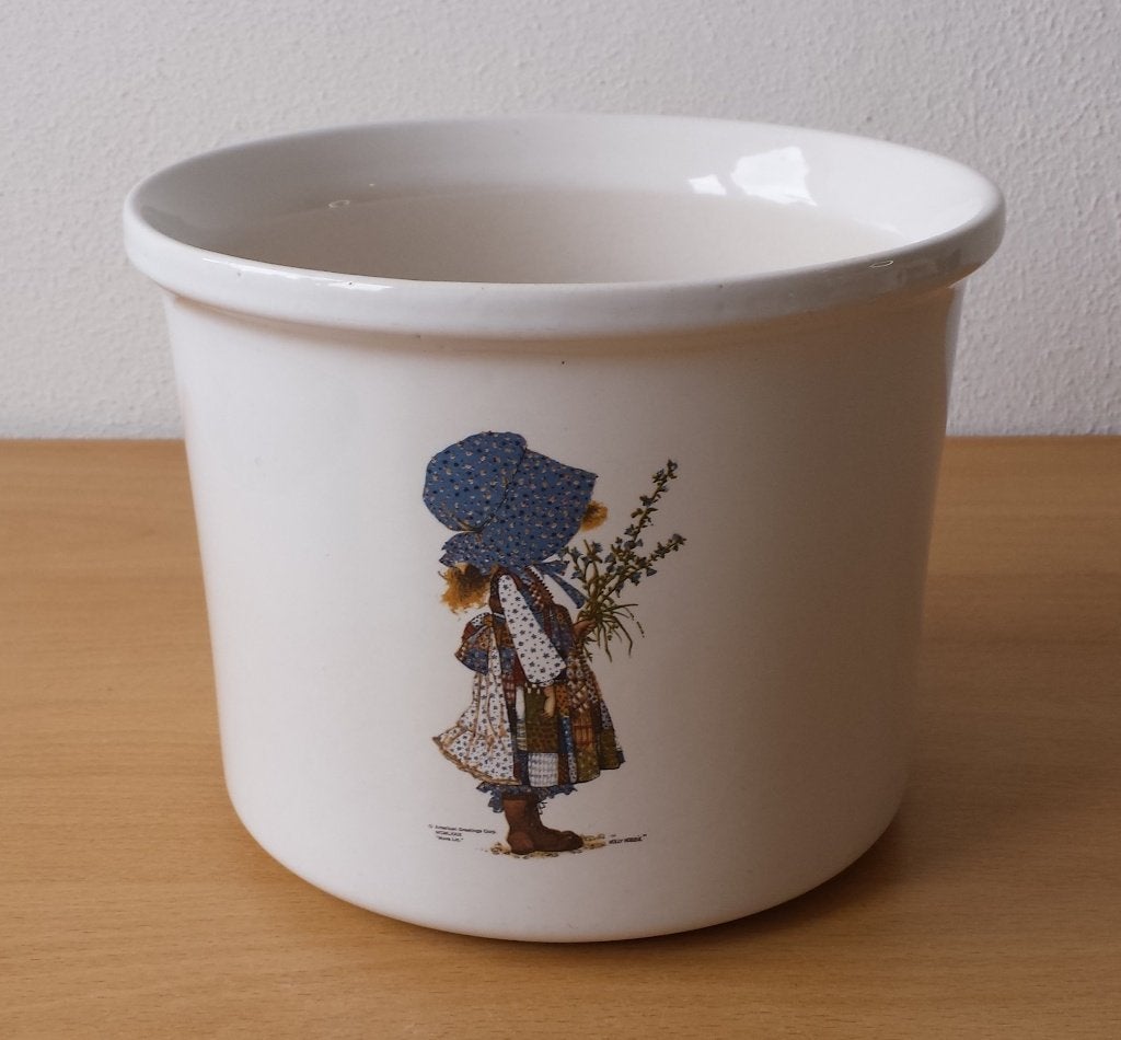 Holly Hobbie - Grote Bloempot - 1979, Verzamelen, Retro, Ophalen of Verzenden, Huis en Inrichting