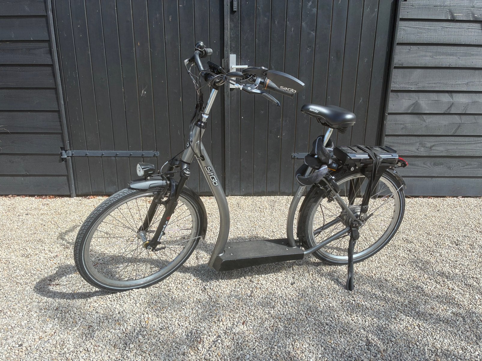 SitGo Ultimate elektrische loopfiets grijs met 10,5ah accu, Ophalen of Verzenden, Gebruikt, Overige merken