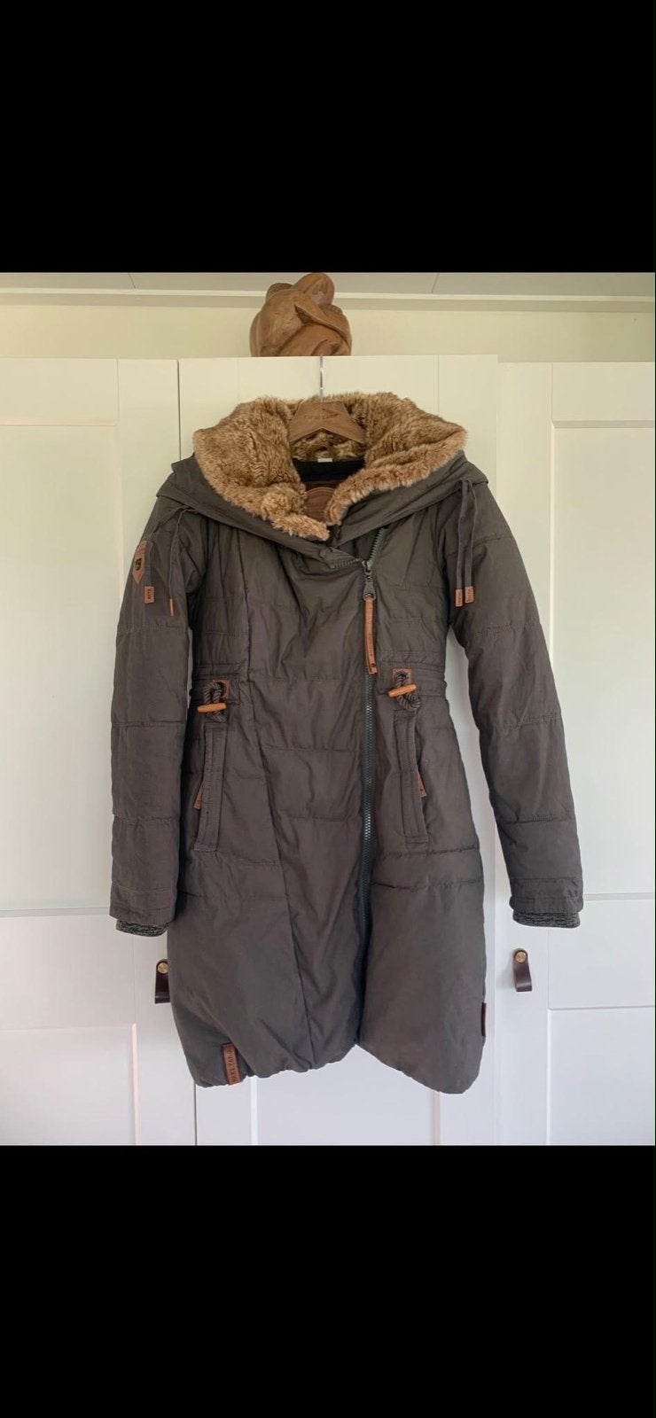 Naketano winterjas met teddy voering - Maat S, Ophalen of Verzenden, Nieuw, Maat 36 (S), Groen