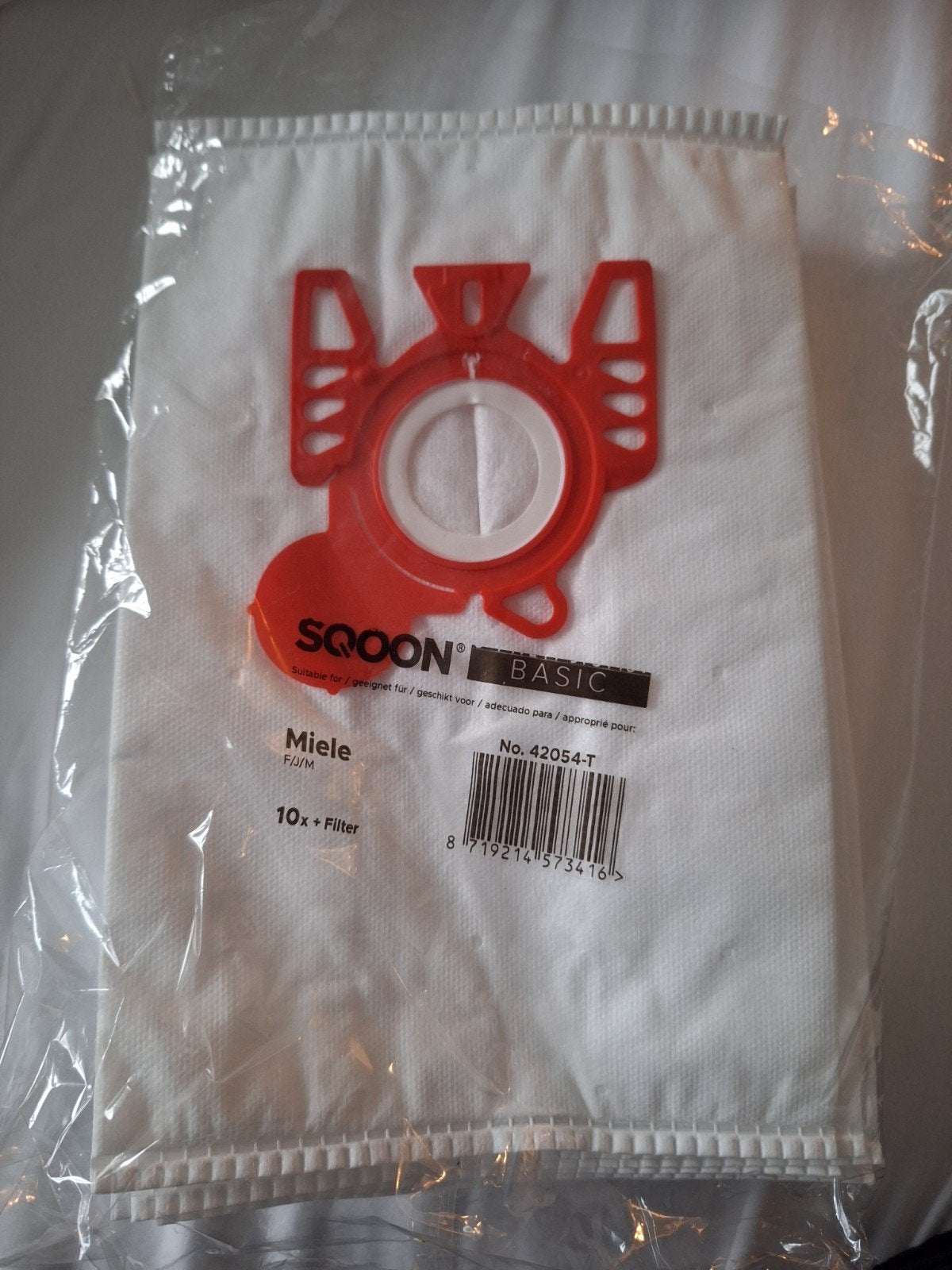 8x Stofzuigerzakken Miele F/J/M - SQOON BASIC, Witgoed en Apparatuur, Stofzak, Inclusief accessoires, Nieuw, Ophalen of Verzenden
