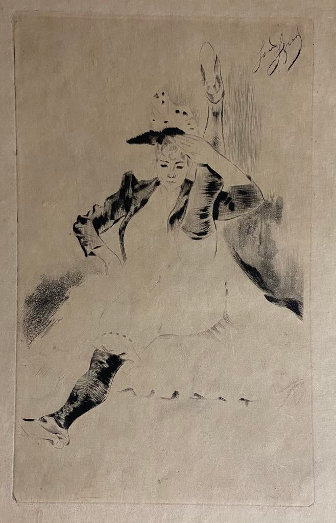 Louis Legrand Le Salut Militaire 1892, Antiek en Kunst, Ophalen