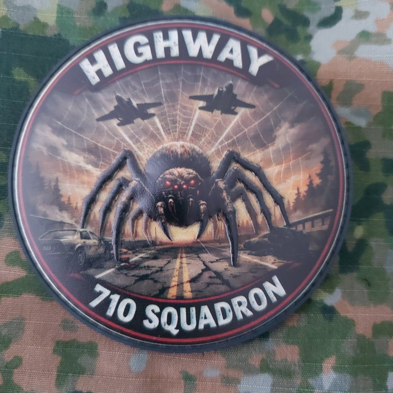 Badge CRC Highway, Verzamelen, Ophalen of Verzenden, Landmacht, Nederland, Embleem of Badge