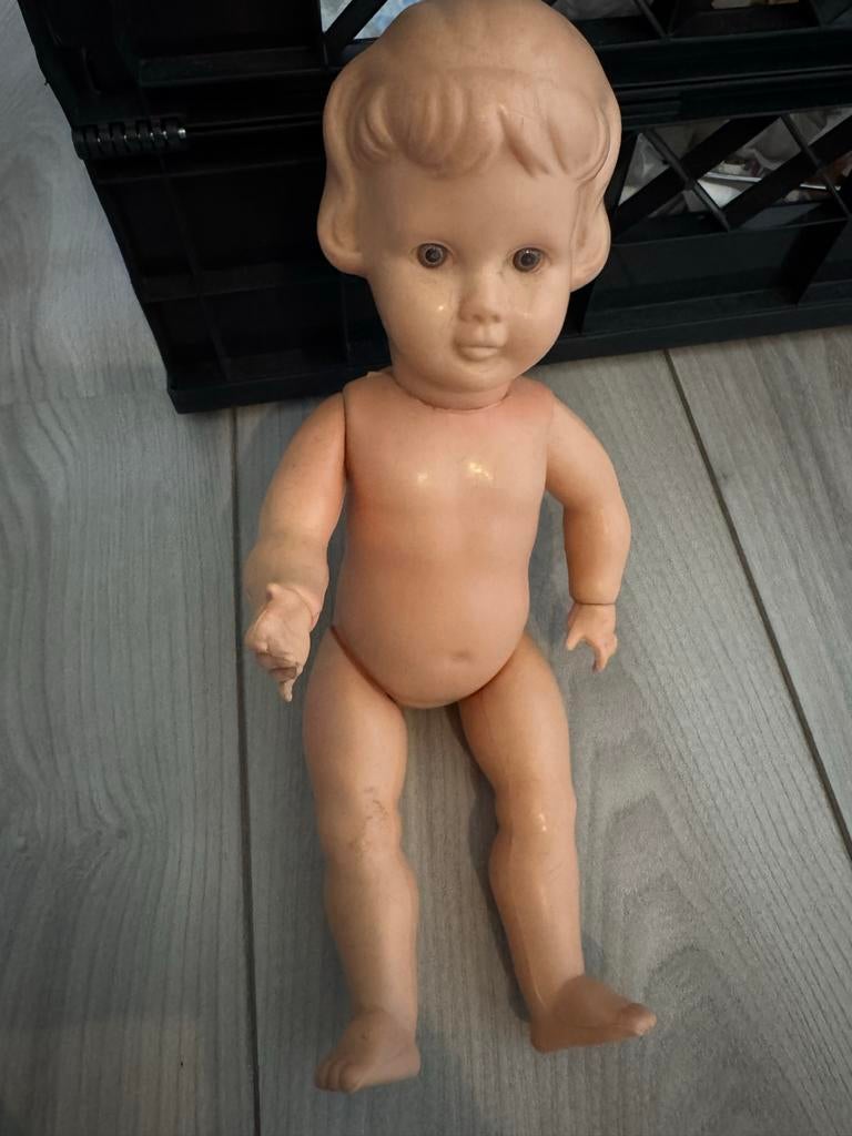 Vintage/ antieke  Babypop - Jaren '60/'70, Antiek en Kunst, Antiek | Speelgoed, Ophalen of Verzenden