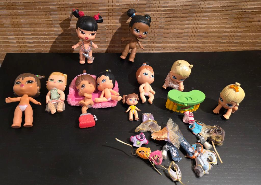 Grote partij Bratz Babyz poppen met accessoires, Kinderen en Baby's, Speelgoed | Poppen, Ophalen of Verzenden, Babypop