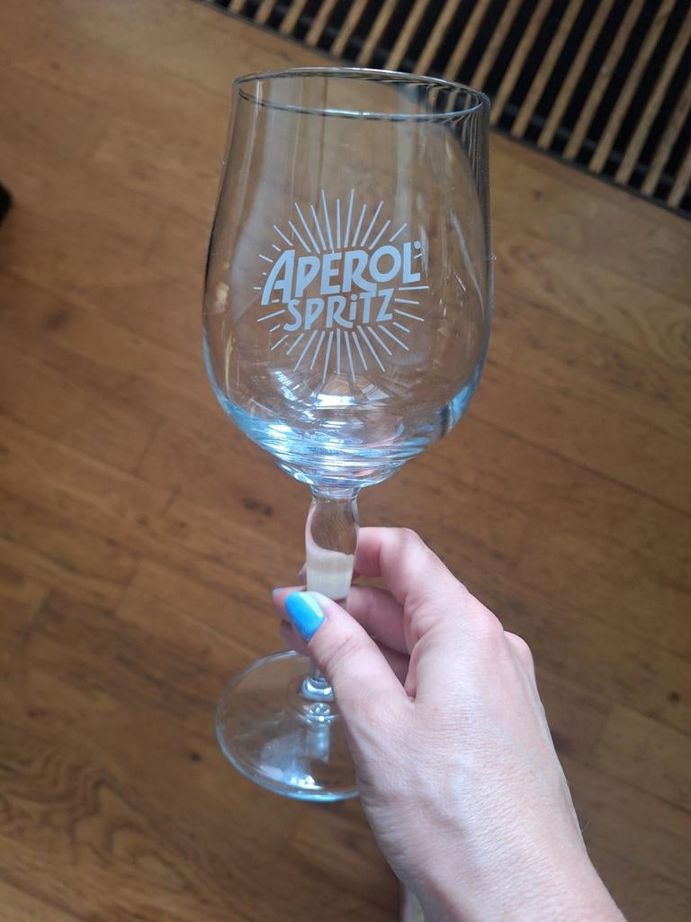 Aperol Spritz glazen 6 stuks, Ophalen, Zo goed als nieuw, Overige typen