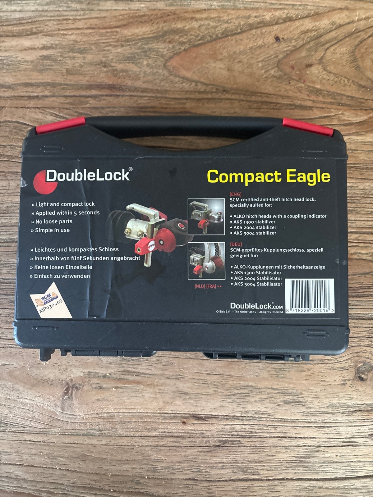DoubleLock Compact Eagle SCM gekeurd disselslot, Ophalen, Zo goed als nieuw