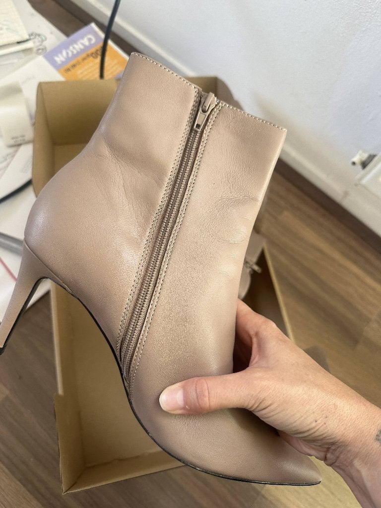 Dune London leather heeled boots – worn once, Ophalen, Hoge laarzen, Zo goed als nieuw, Dune
