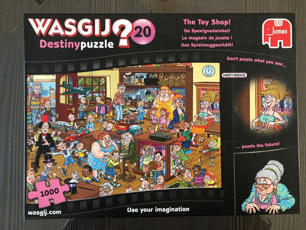 Wasgij Destiny 20 De Speelgoedwinkel, Verzenden, 500 t/m 1500 stukjes, Zo goed als nieuw, Legpuzzel