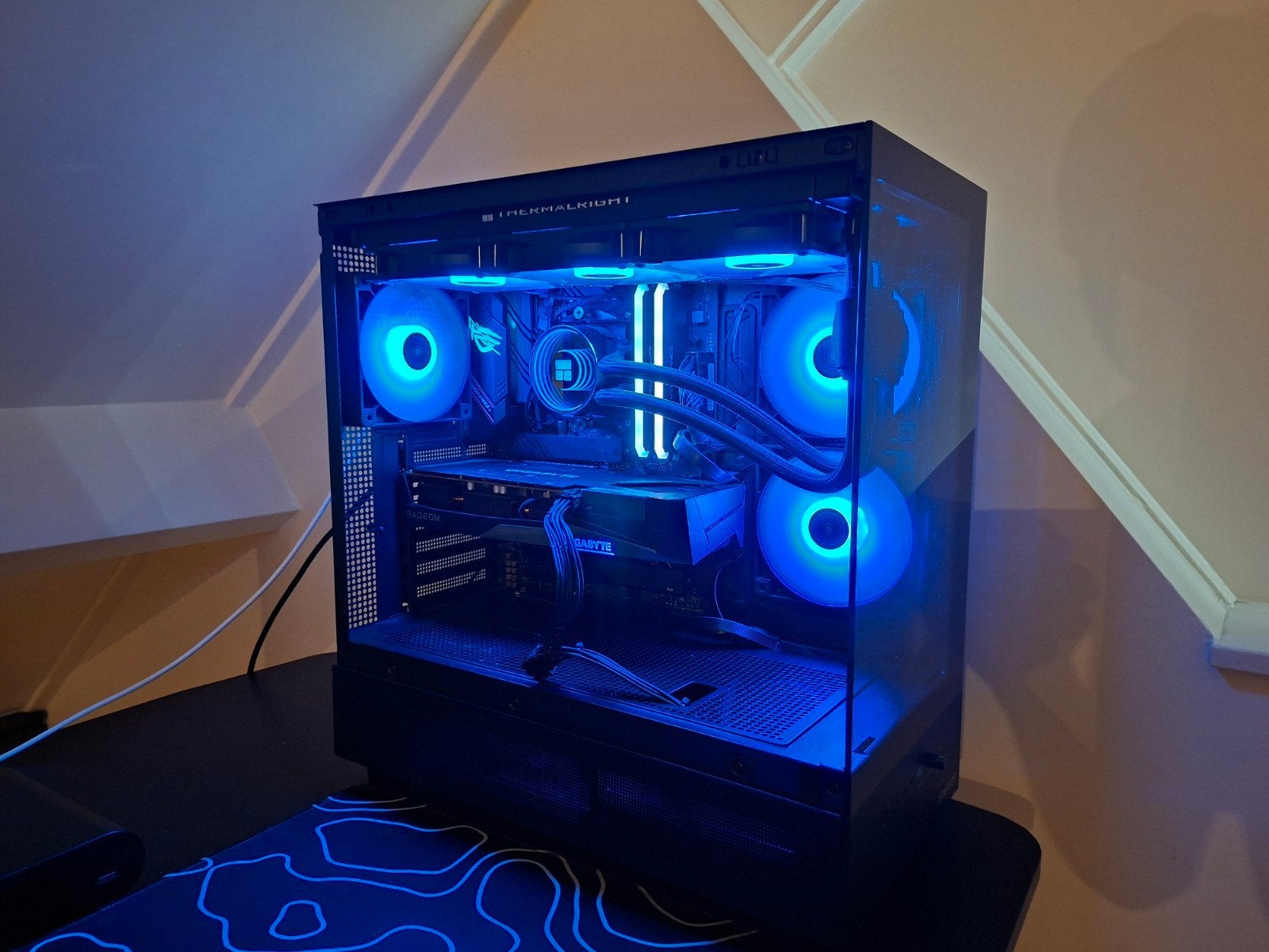 Krachtige Gaming PC Ryzen 7 5700 / RX 7600 8GB, Ophalen, 1 TB SSD, Onbekend, Zo goed als nieuw