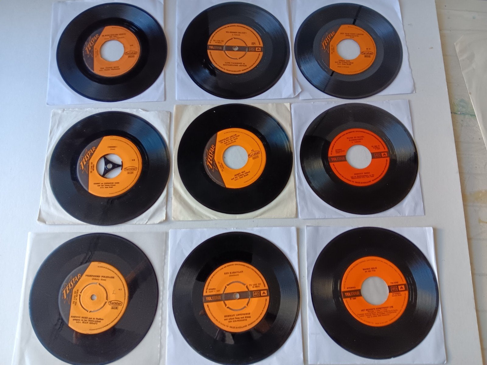 telstar singles zonder hoes, Ophalen of Verzenden, Gebruikt, Nederlandstalig
