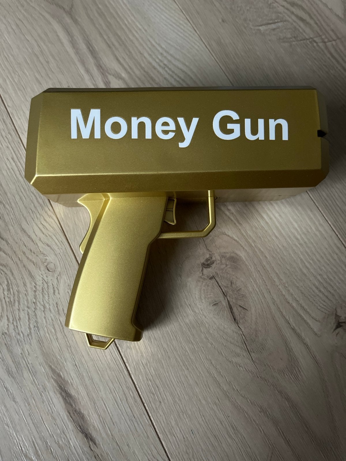 Money Gun, Ophalen of Verzenden, Zo goed als nieuw, Feestartikel, Overige