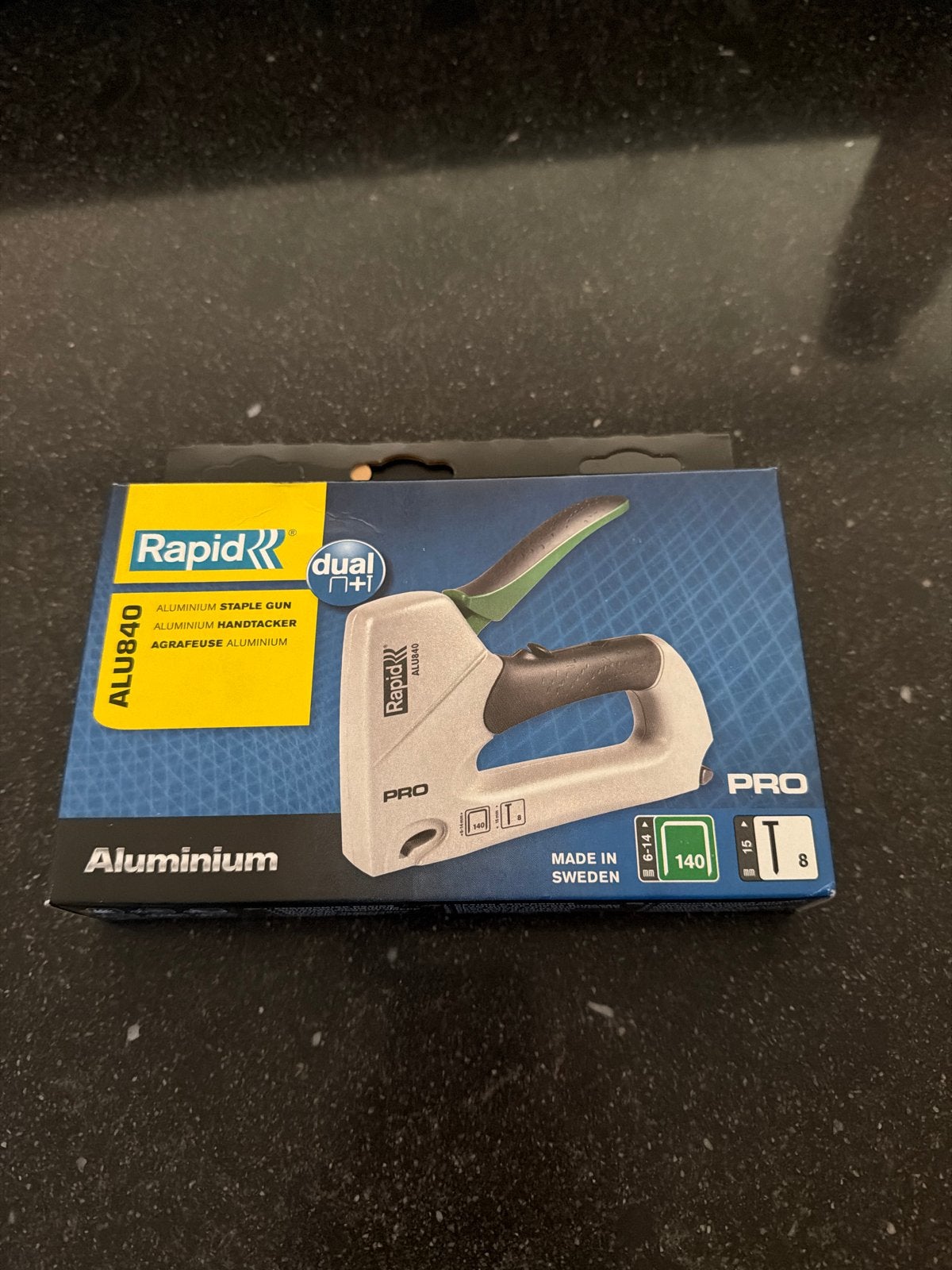 Rapid ALU840 Aluminium Handtacker - Nieuw in doos, Ophalen of Verzenden, Nieuw, Tacker/nietmachine, Overige merken