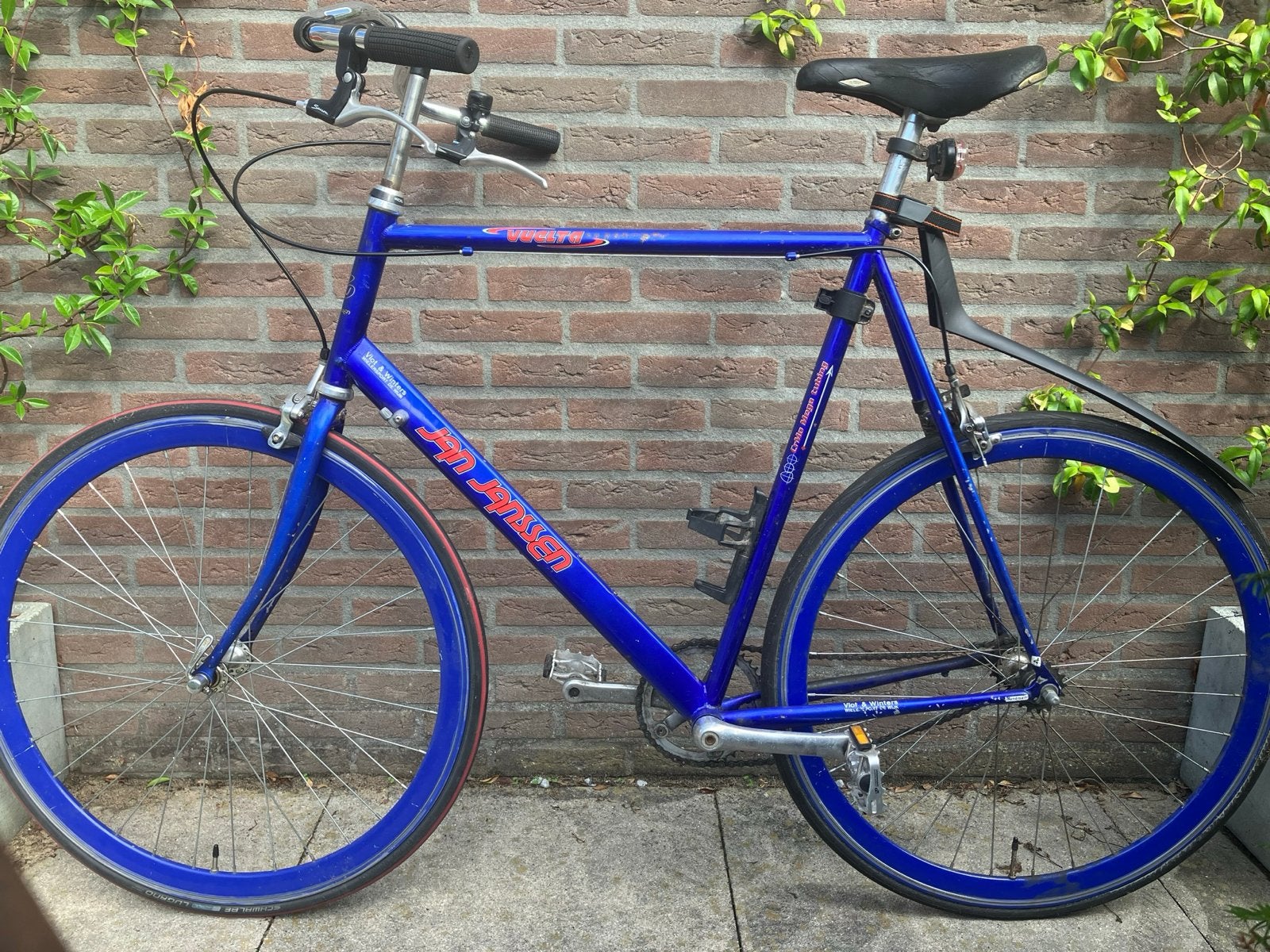 Jan Jansen racefiets, Fietsen en Brommers, Gebruikt, Staal, 61 tot 65 cm, Ophalen
