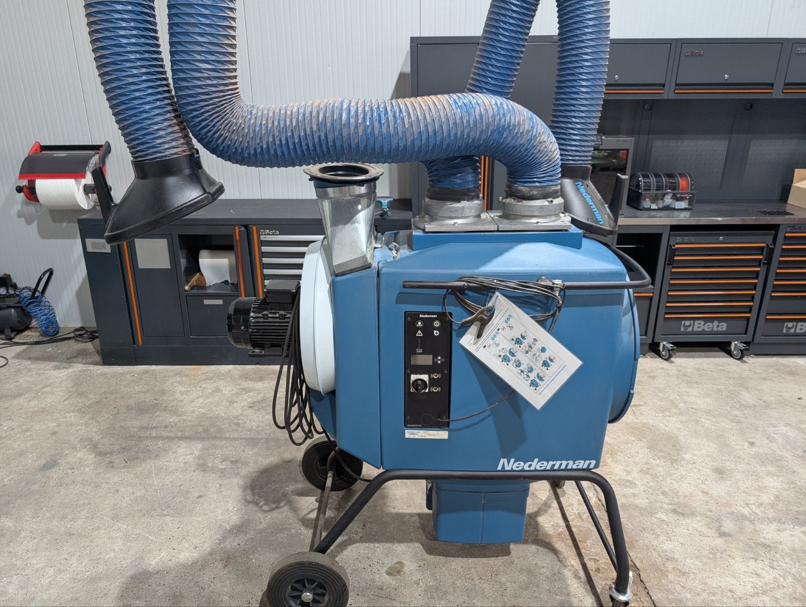 Nederman FilterBox Twin A lasrookafzuiging – 559 uur - Nieuw, Ophalen