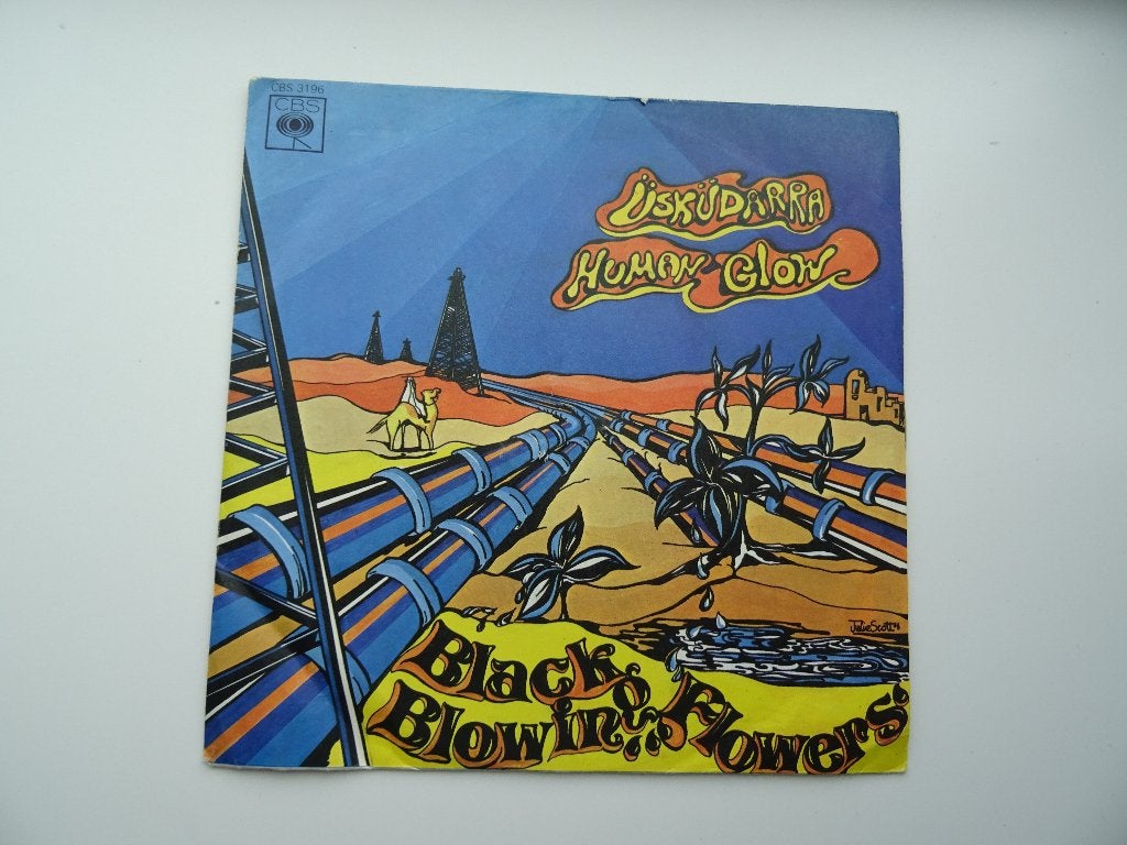 human glow-black blowing flowers, Ophalen of Verzenden, Zo goed als nieuw, Pop