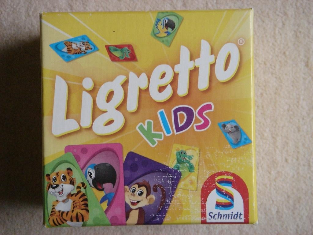 LEUK: Ligretto Kids Kaartspel - KINDERSPEL, Een of twee spelers, Ophalen, Gebruikt, Schmidt Spiele