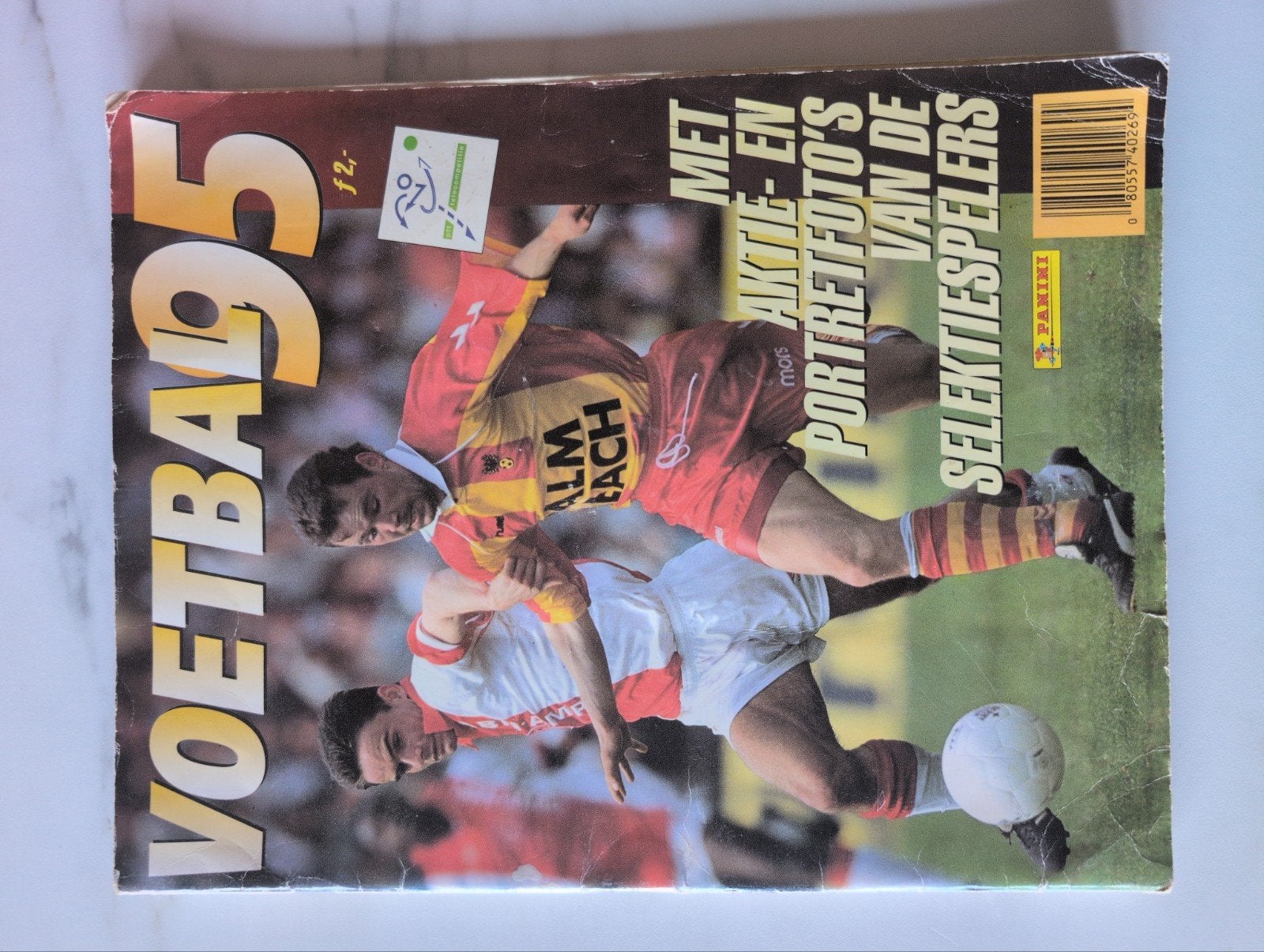 Panini Voetbal 95 album (niet compleet) met 2x Ronaldo, Verzamelen, Sportartikelen en Voetbal, Gebruikt, Boek of Tijdschrift, Buitenlandse clubs