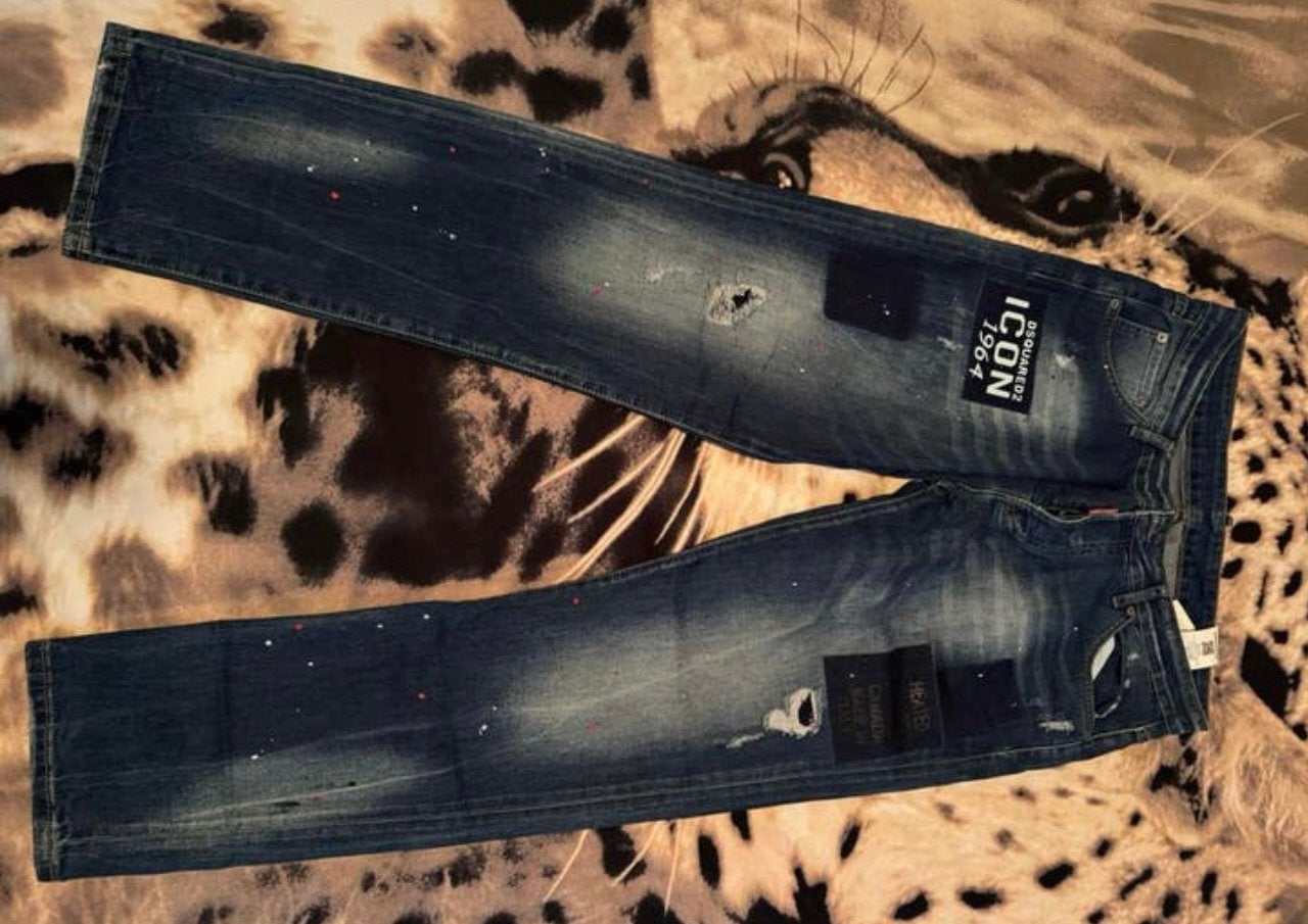 DSQUARED2 Heren spijkerbroek jeans, Kleding | Heren, Ophalen of Verzenden, Zo goed als nieuw, Blauw, W36 - W38 (confectie 52/54)
