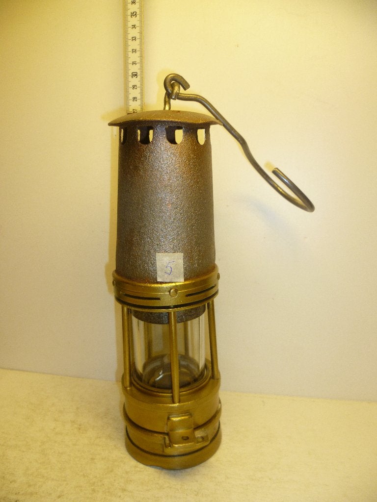 Mijnlamp Ackroyd & Best Ltd Makers Morley Leeds England, Ophalen of Verzenden