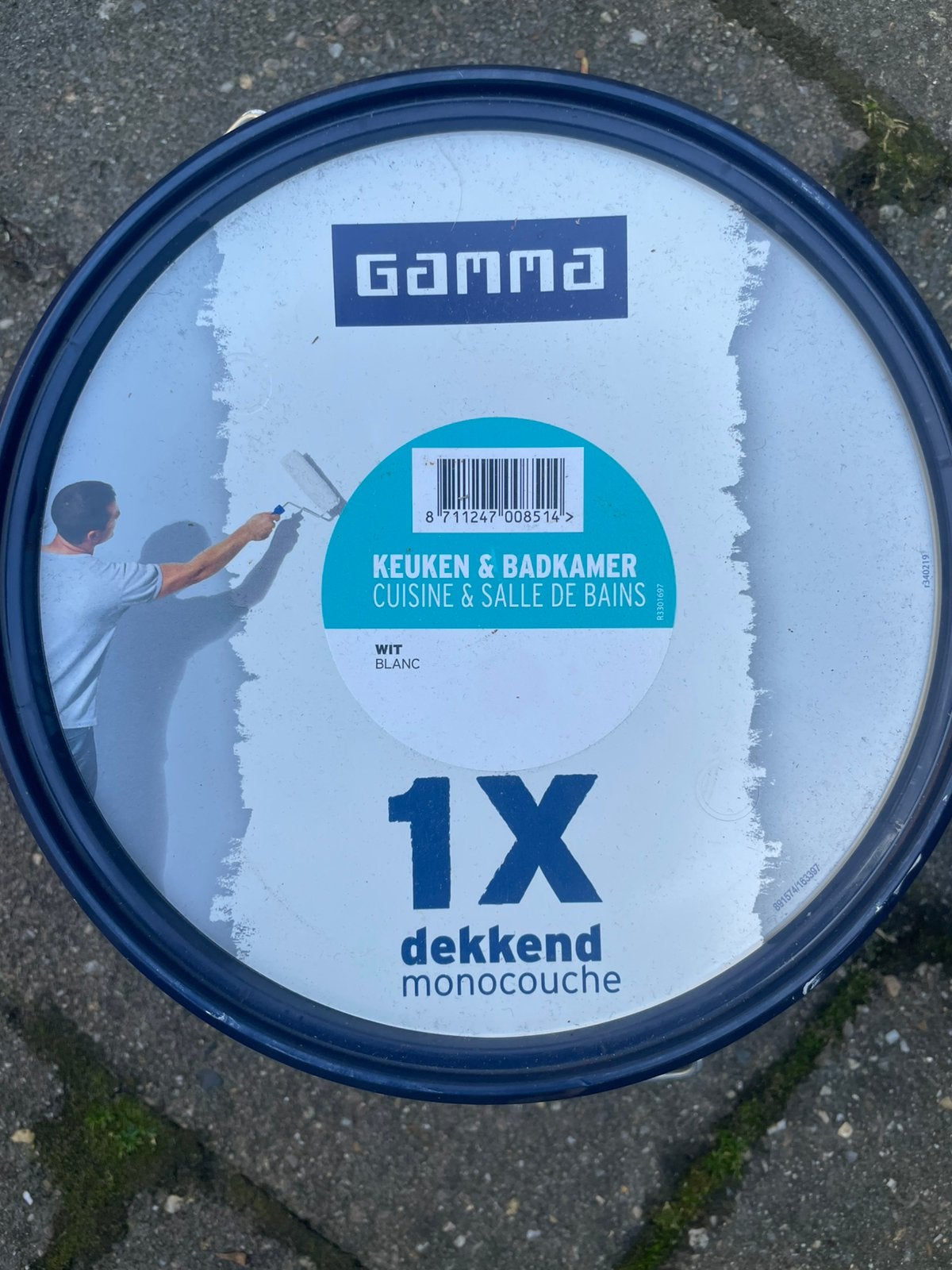 Gamma plafondverf voor badkamer en keuken, Ophalen, Zo goed als nieuw, Wit