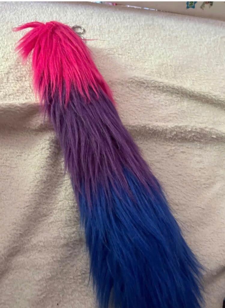 Bisexual “therian” tail!, Verzenden, Zo goed als nieuw, Accessoires