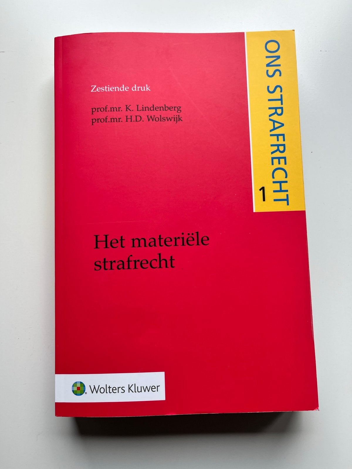 Ons Strafrecht 1: Het materiële strafrecht (16e druk), Boeken, Ophalen of Verzenden, Gamma, Zo goed als nieuw, WO