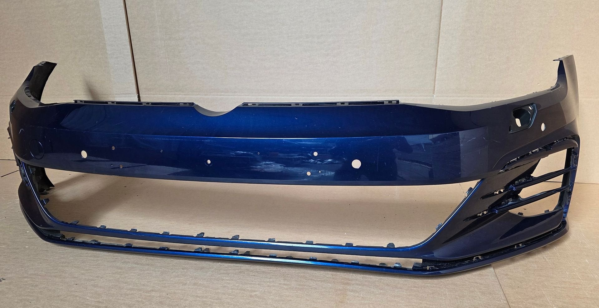 Voorbumper Volkswagen Golf 7 VII 7.5 6xPDC KLS GTI GTD VW, Gebruikt, -, Voor, Ophalen of Verzenden
