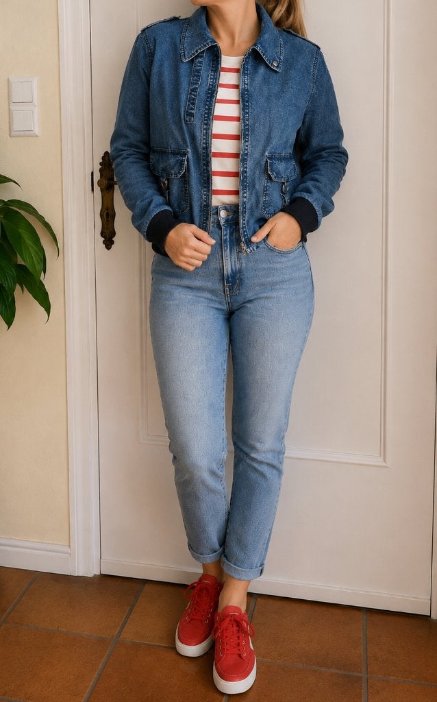 Balli Barret denim jacket maat 36, Blauw, Balli Barret, Ophalen of Verzenden, Zo goed als nieuw