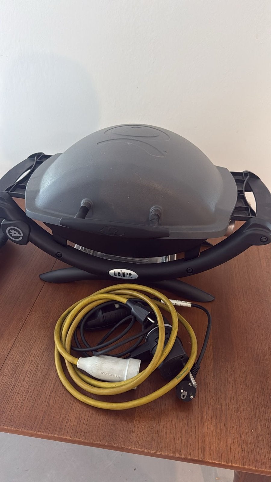 Weber Q1400 elektrische barbecue met onderstel en accessoire, Ophalen, Gebruikt, ., .