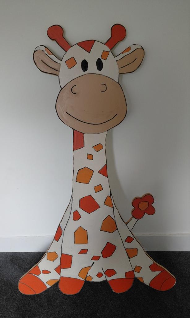 Geboortebord giraffe, Ophalen, Zo goed als nieuw