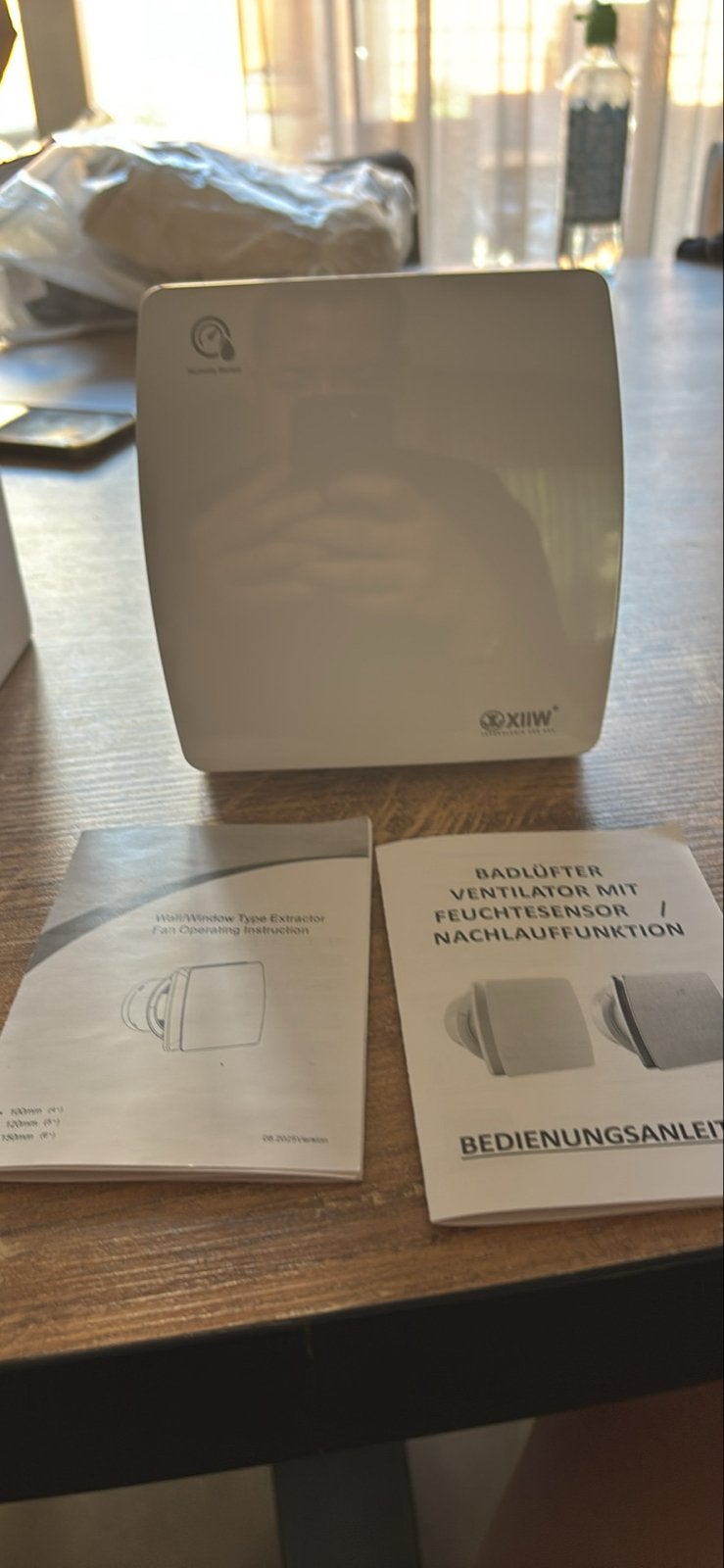 XIIW Badkamer Ventilator met Vochtsensor en Timer, Ophalen, Nieuw, Ventilator