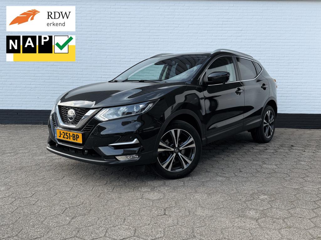 Nissan Qashqai 1.3 DIG-T N-Connecta l PANO l 360 l TREKHAAK!, Voorwielaandrijving, Gebruikt, 4 cilinders, Zwart