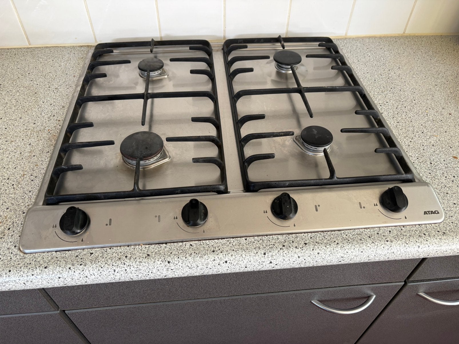 Atag gaskookplaat omgebouwd naar propaan/buthaan gas, Ophalen, Inbouw, Gas, 4 kookzones