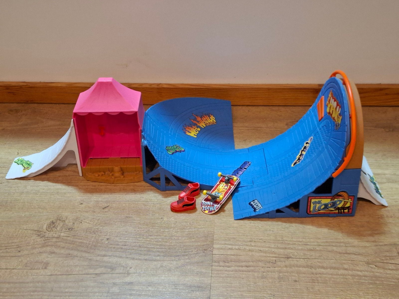 Hot Wheels Skate Pretpark Skate Set, Racebaan, Ophalen of Verzenden, Zo goed als nieuw, Hot Wheels