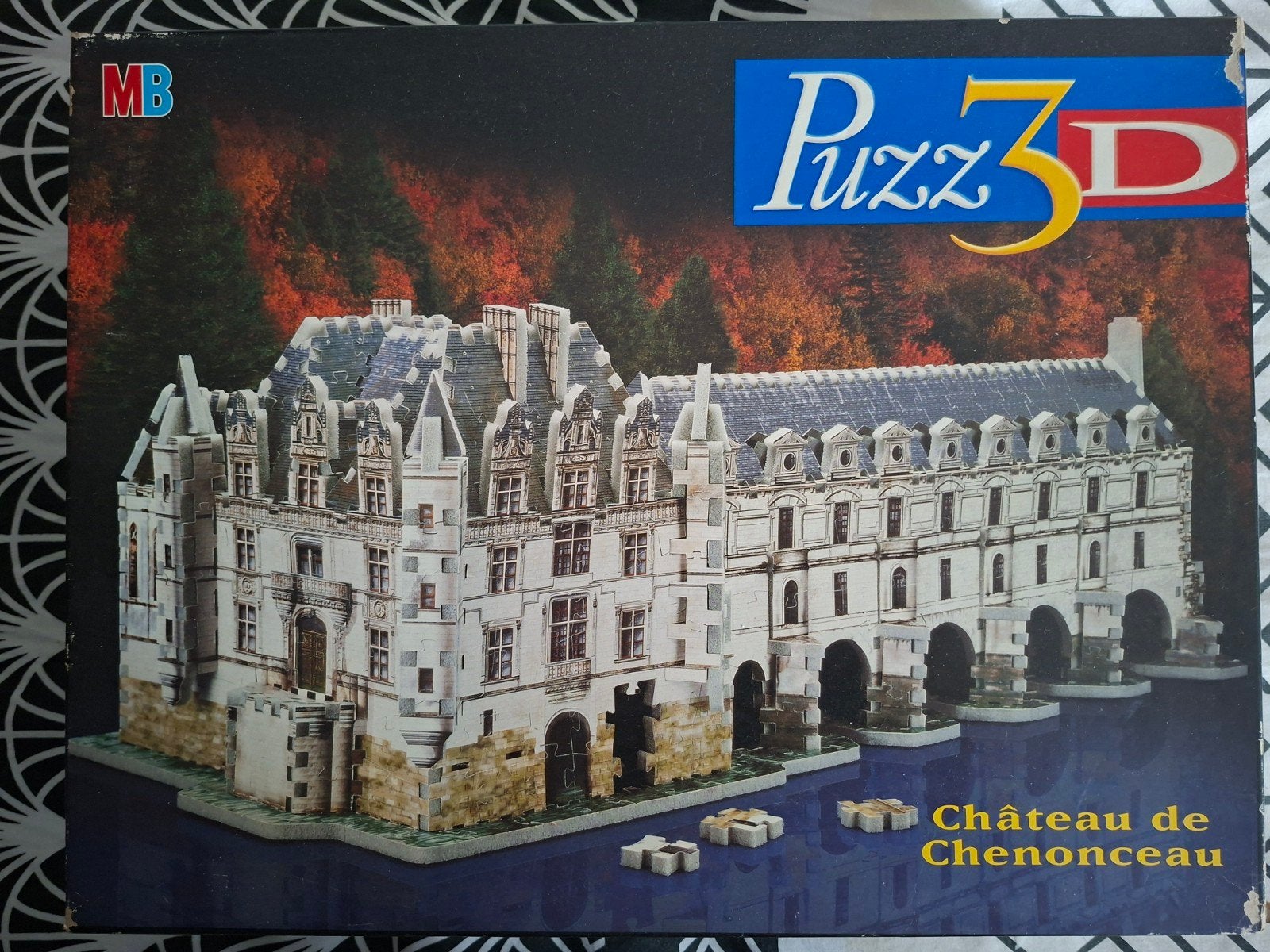 Puzz 3D MB Château de Chenonceau 3D-puzzel compleet, Ophalen, Gebruikt, Rubik's of 3D-puzzel