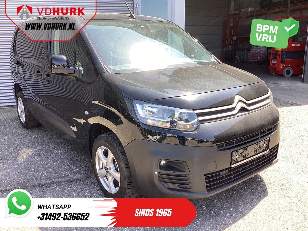 Citroën Berlingo 1.5 HDi 130 pk Aut. L2 3 Pers/ Carplay/ Cl, Stof, Gebruikt, 4 cilinders, Citroën