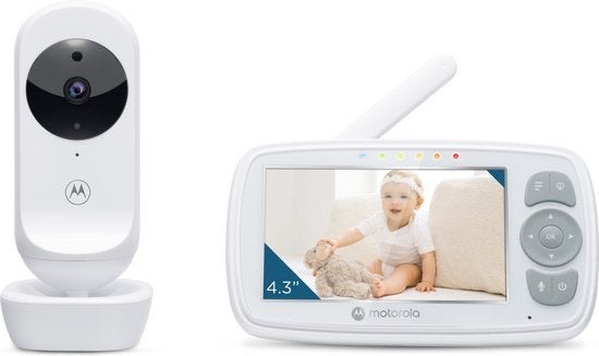 Motorola VM34 4.3" Video Babyfoon met Camera, Ophalen of Verzenden, Zo goed als nieuw, 250 meter of meer, Camera