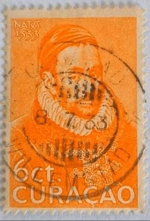 Curaçao 1933 - nvph 103 - Prins Willem van Oranje, Ophalen of Verzenden, Gestempeld