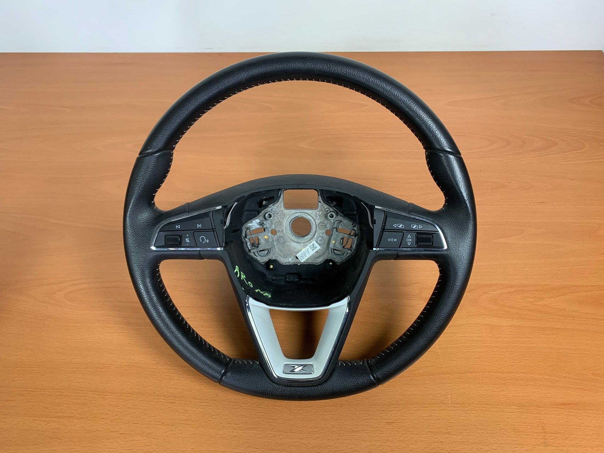 stuurwiel seat leon 5F / ibiza V Arona 2012 tot 2019 Leer, Gebruikt, -, -, Ophalen of Verzenden