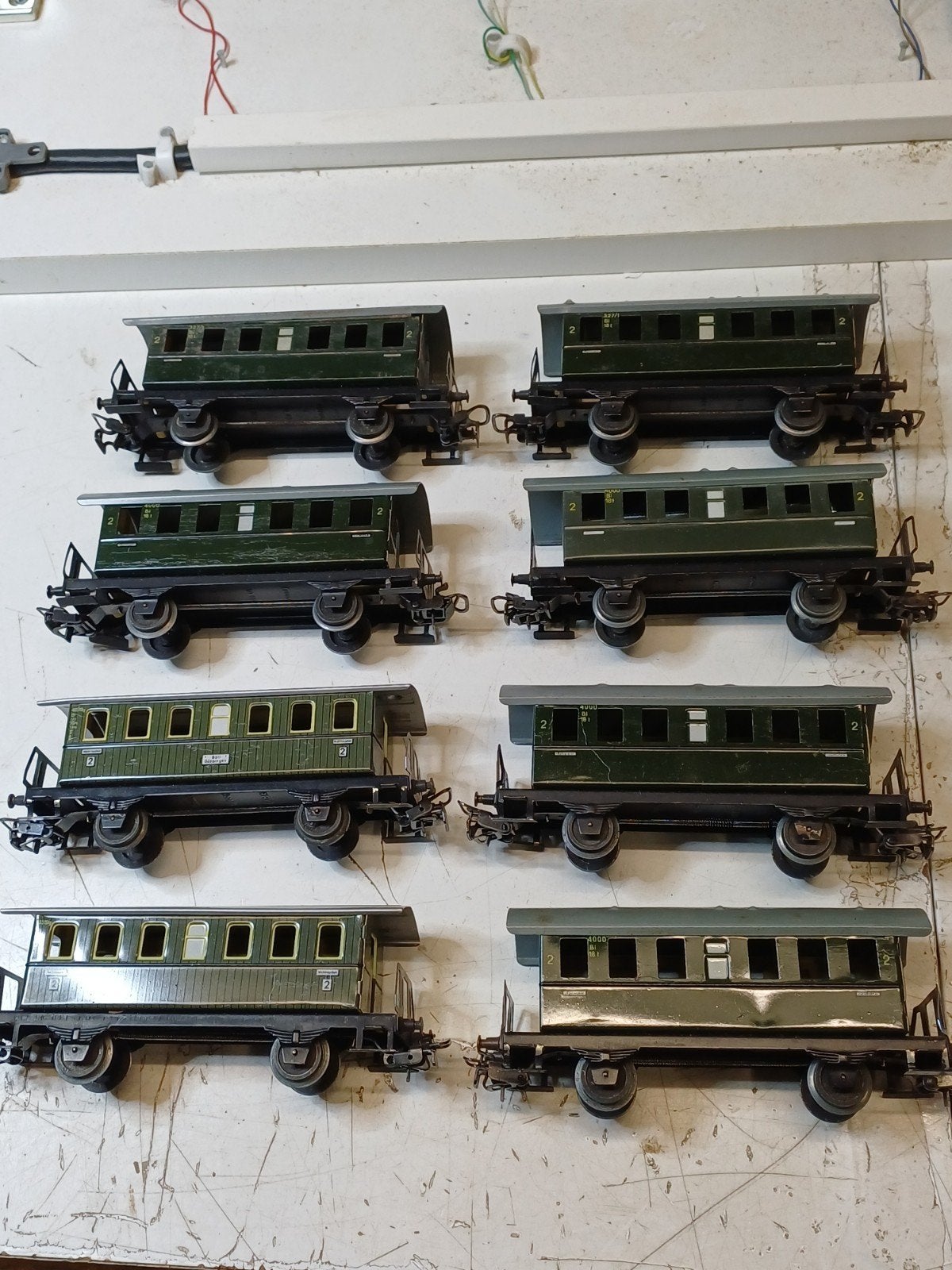 Märklin Personenrijtuigen (Donderbussen) - 8 stuks, Wisselstroom, Gebruikt, Wagon, Ophalen of Verzenden