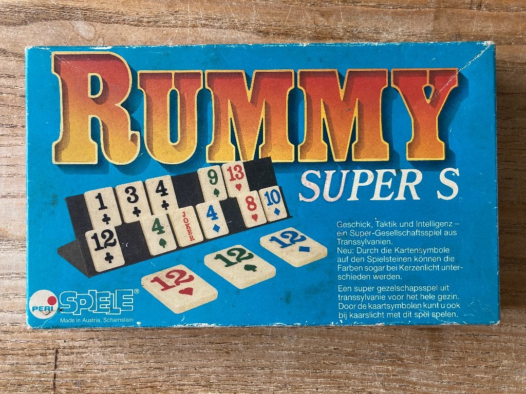 Peri Spiele losse stenen Rummy Super S Rummikub (2,4x1,7 cm), Ophalen of Verzenden, Zo goed als nieuw, Peri Spiele