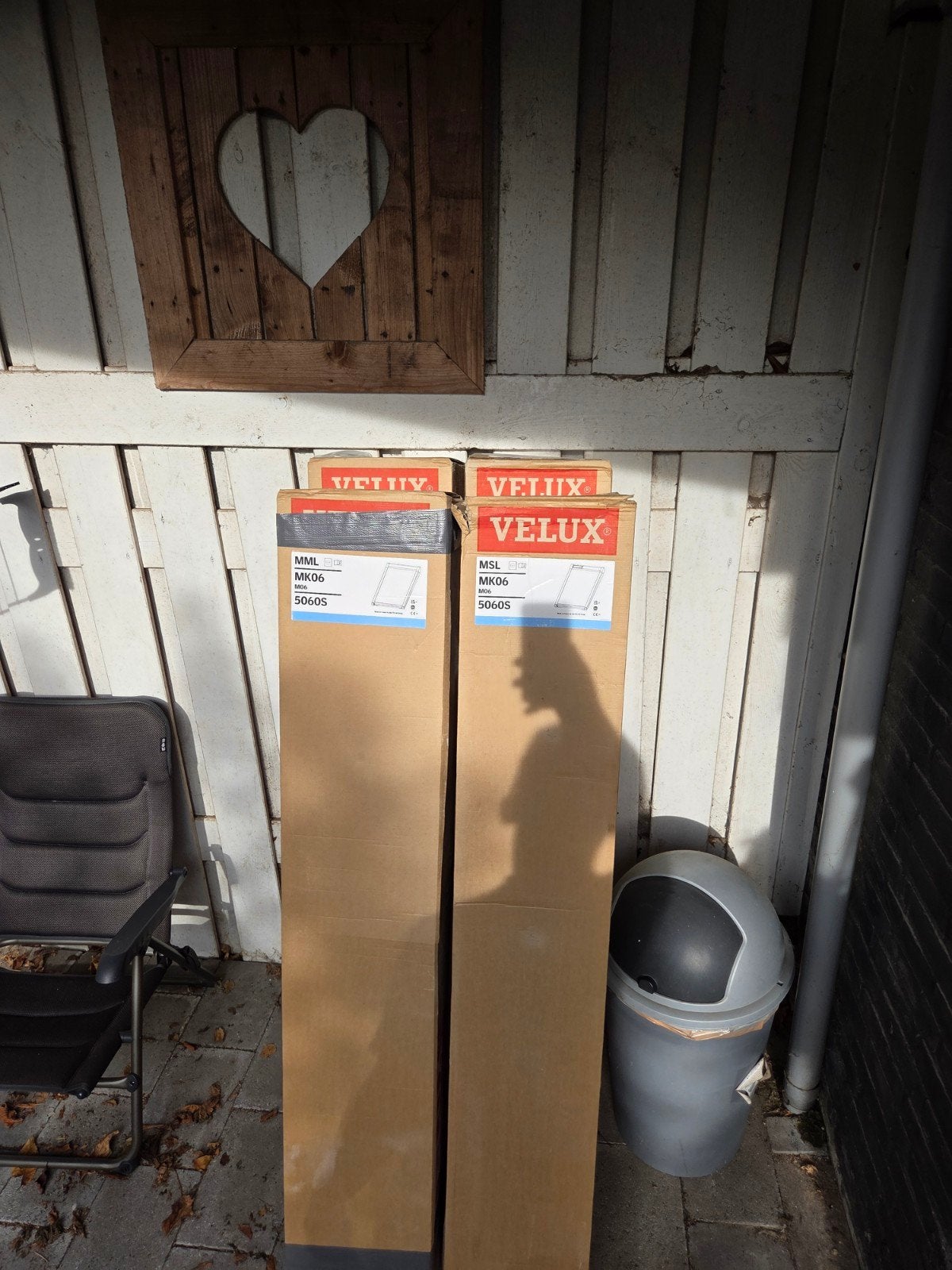 4x Grijs VELUX Buitenzonwering MSL MK06 5060S, Ophalen, Nieuw