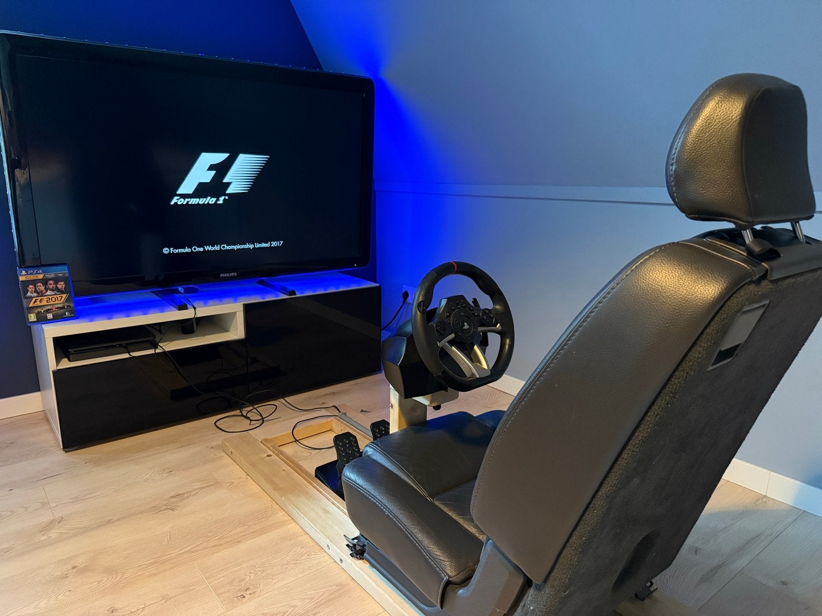 Race Simulator met racestuur en pedalen, Spelcomputers en Games, Ophalen, Gebruikt, Playseat of Racestoel, PlayStation 3