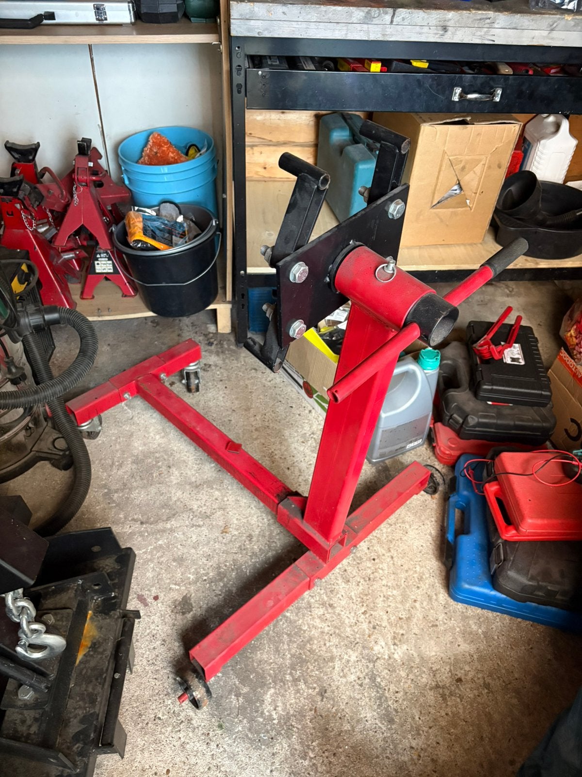 Hbm motorblok steun 450kg, Ophalen, Zo goed als nieuw