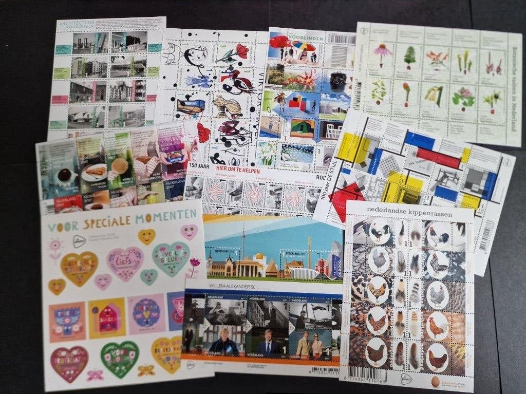 Postfrisse velletjes & blokken 2017 Nederland - Per stuk, Ophalen of Verzenden, Na 1940, Postfris
